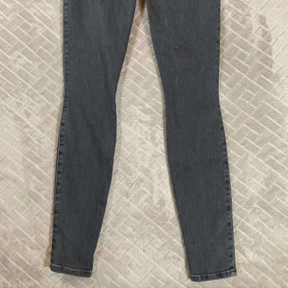 Madewell Womens 1 Denim Jeans Faded Black Uni Fit Skinny Mid Rise Stretch New - Picture 11 of 11